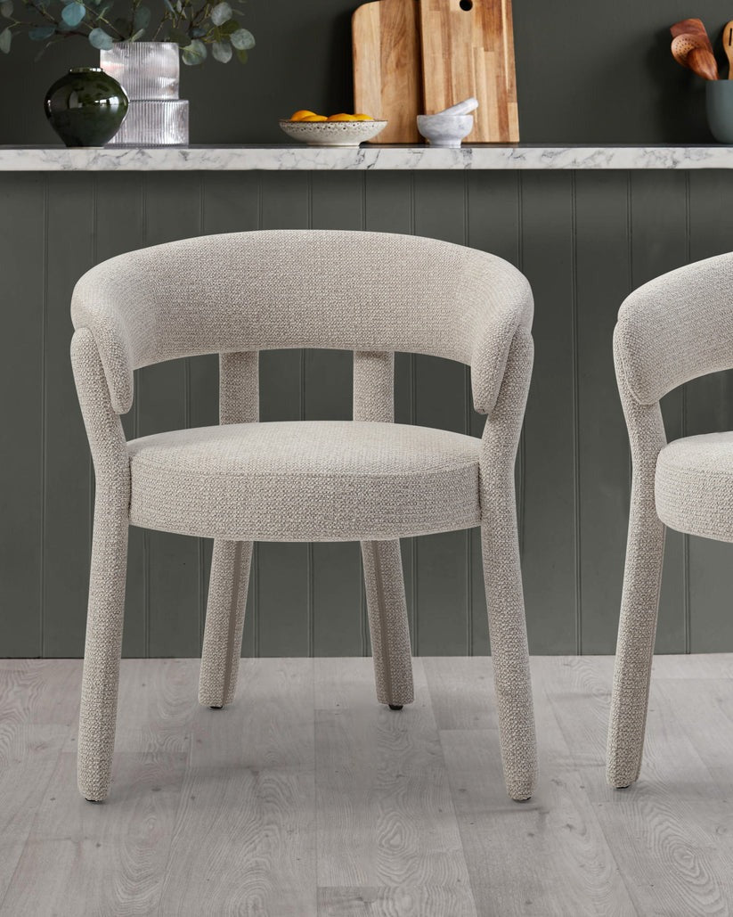 Anya Natural Fabric Dining Chair