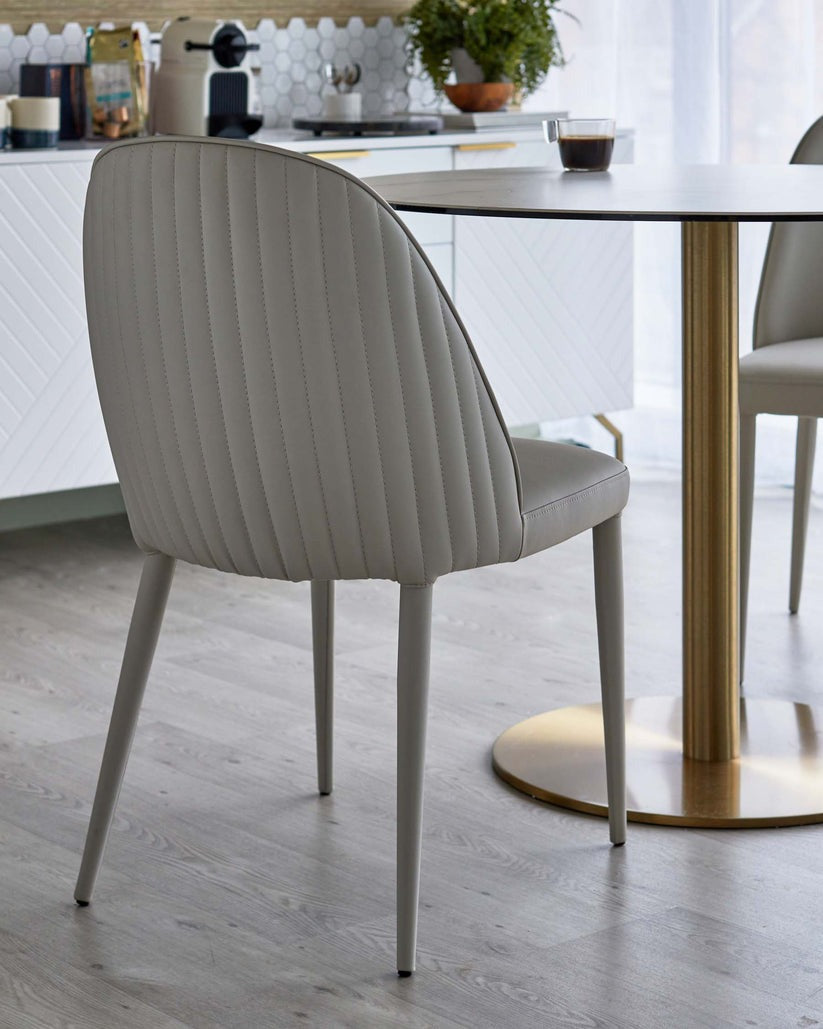Saylor Faux Leather Dining Chair - 2 Set