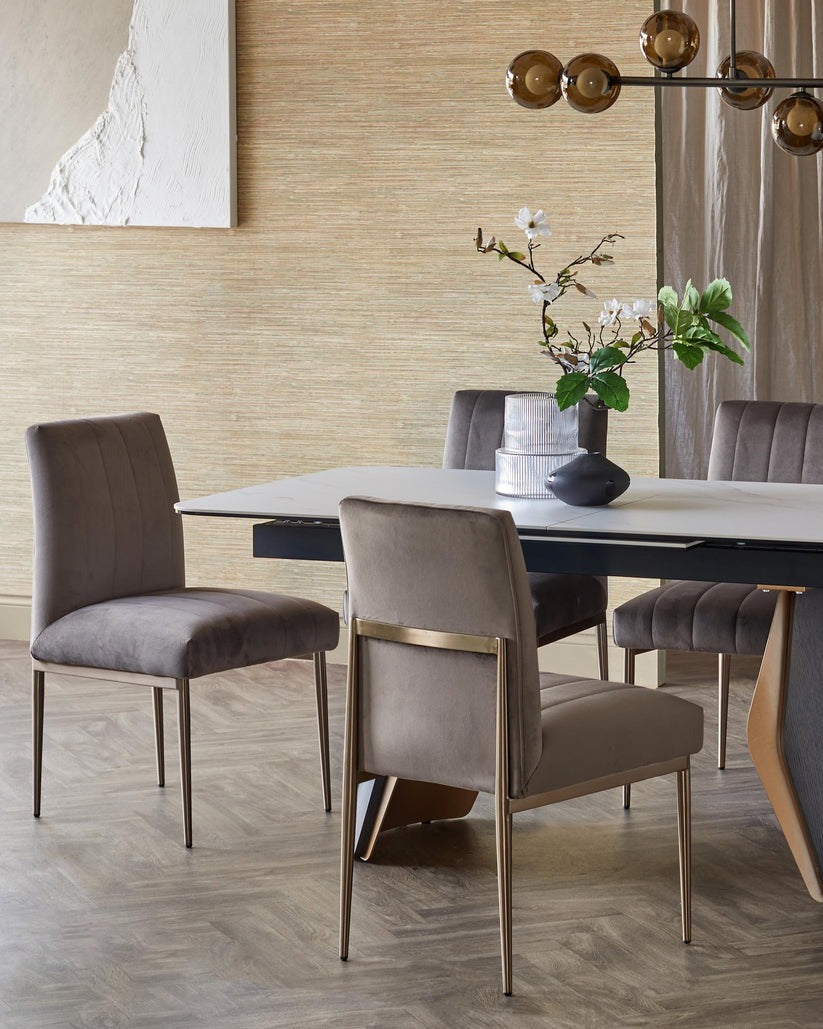 Kendra Velvet Dining Chair - 2 Set