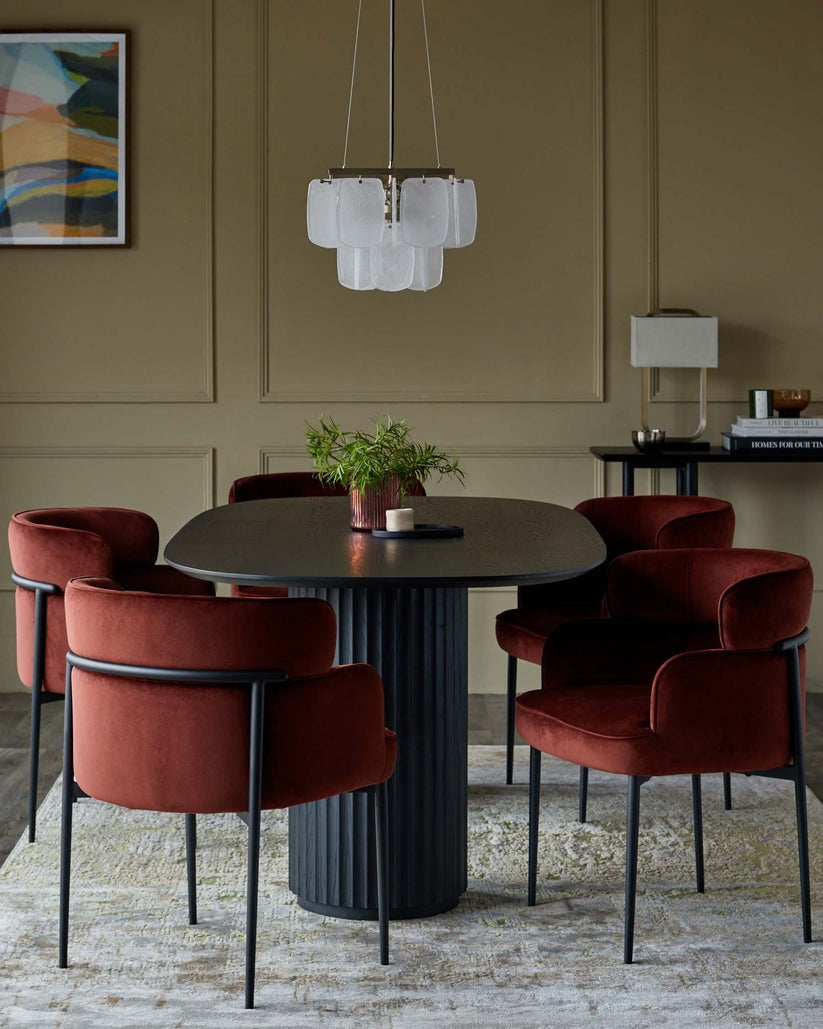 Felix Velvet Dining Chair - 2 Set