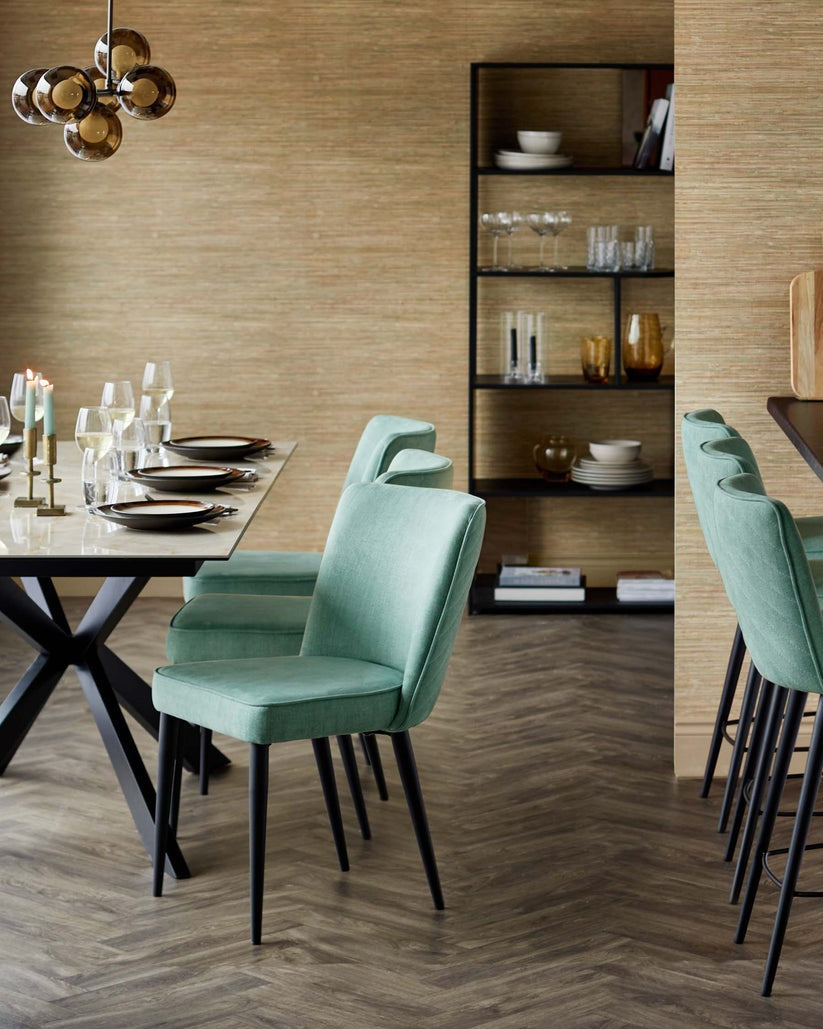 Serena Chenille Dining Chair - 2 Set