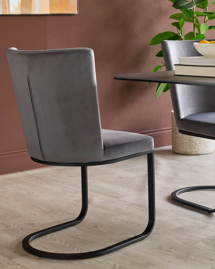 Form Velvet Dining Chair - 2 Set