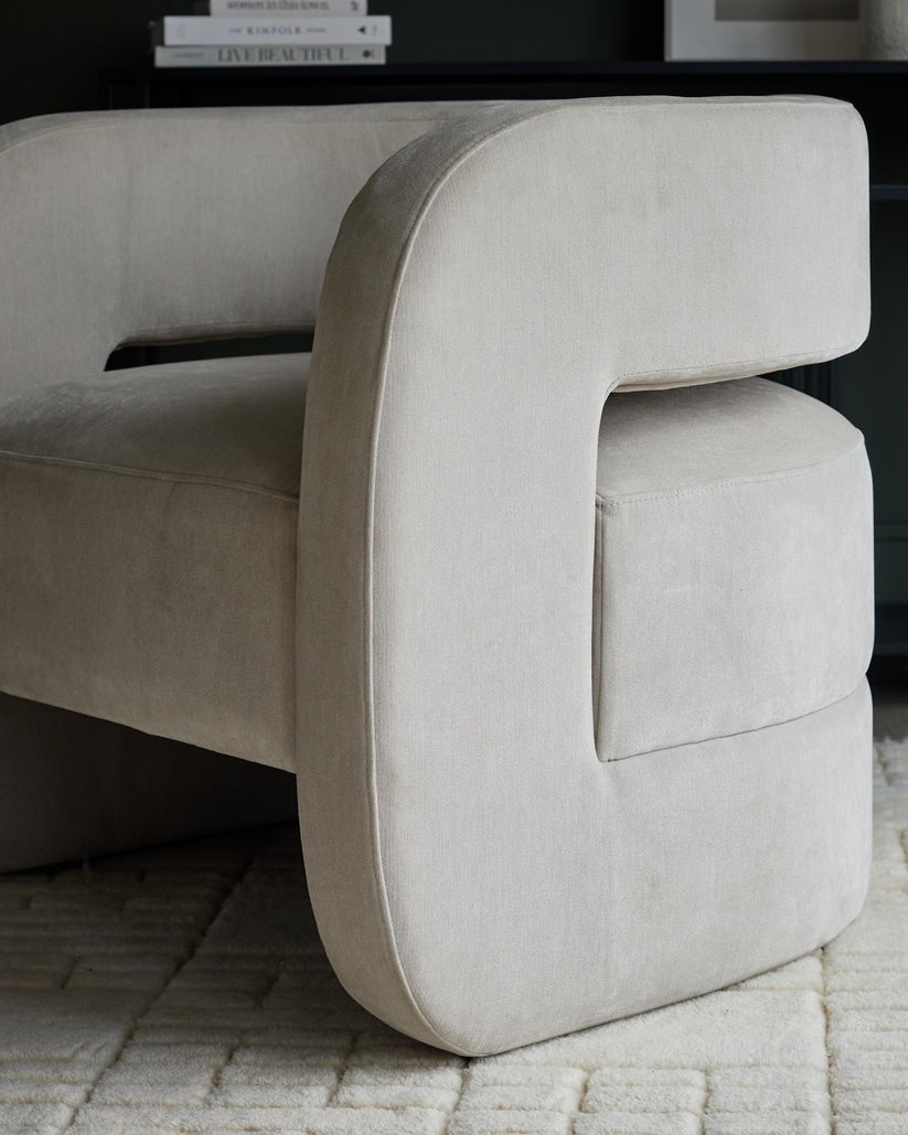 Silas Fabric Accent Chair