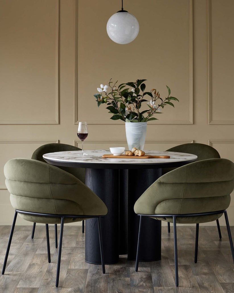 Phoebe Velvet Dining Chair