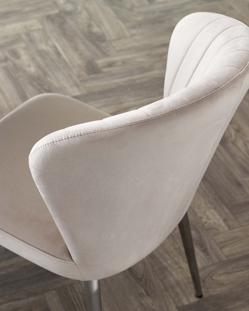 Harper Plush Velvet Stainless Steel Dining Chair - 2 Set