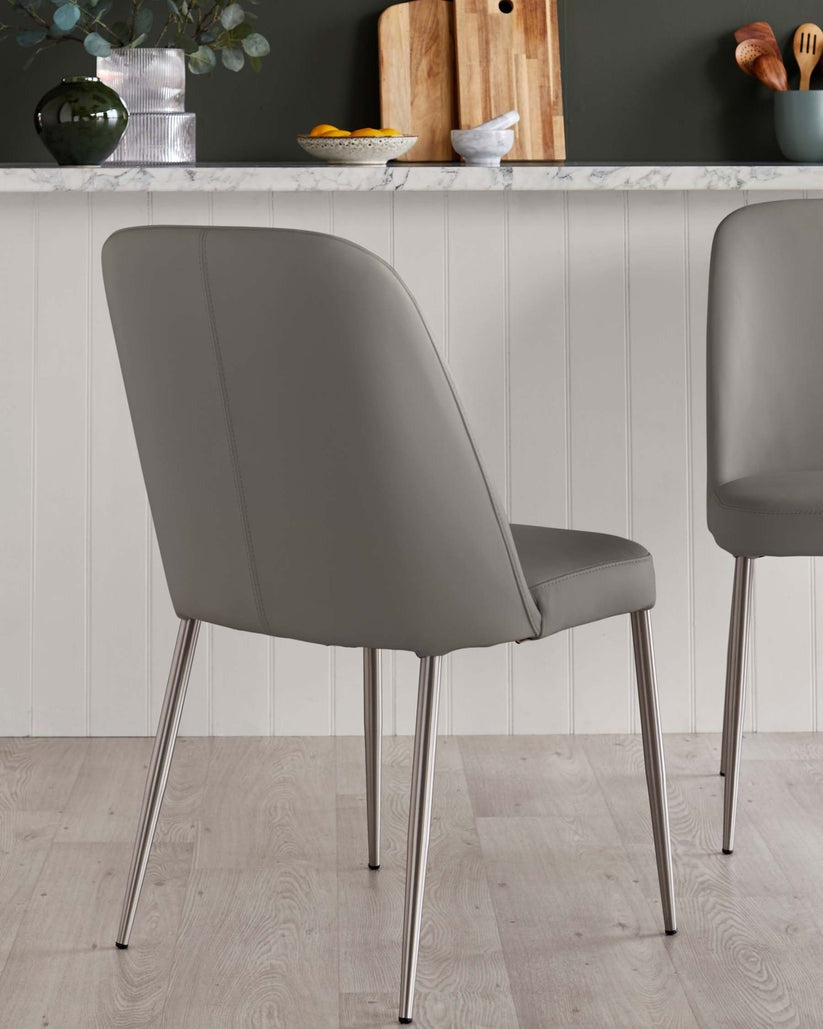 Deco Leather Dining Chair - 2 Set