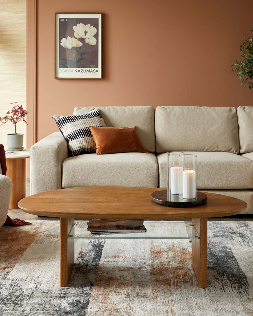Cara Light Mango Wood Coffee Table