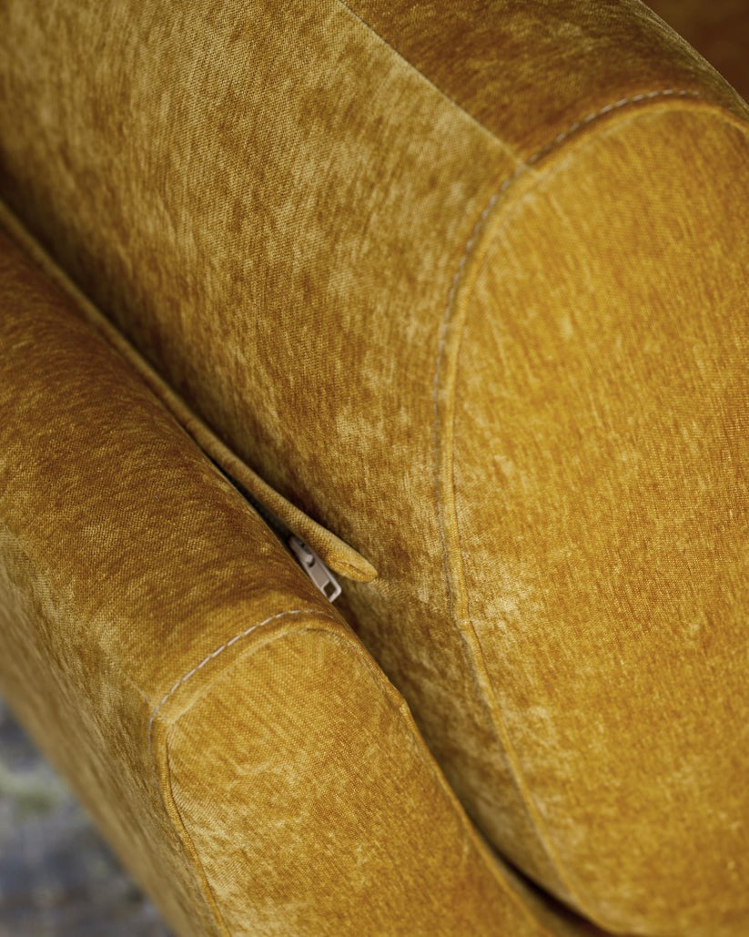 Frances Fabric Swivel Accent Chair
