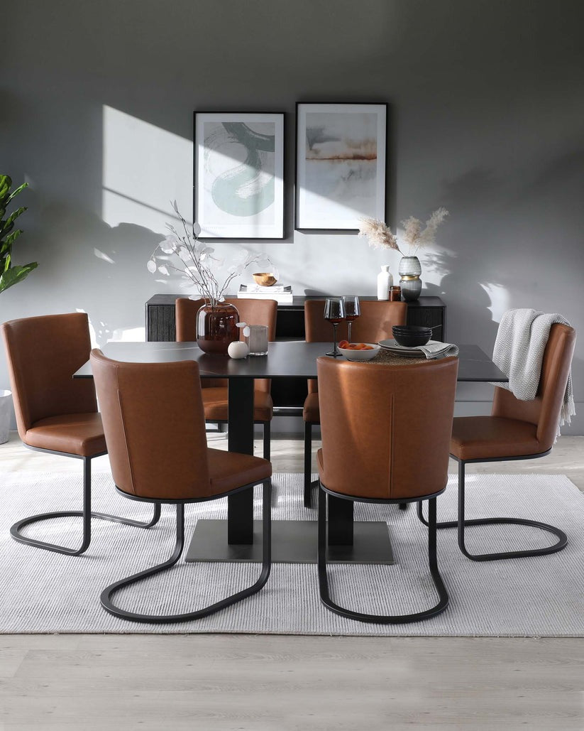 Form Faux Leather Dining Chair - 2 Set