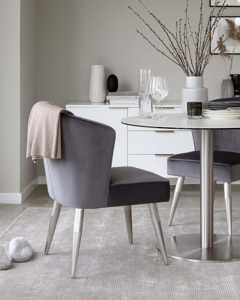 Mellow Velvet Dining Chair - 2 Set