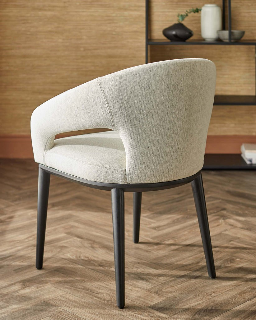 Heath Dual Tone Fabric Dining Chair - 2 Set