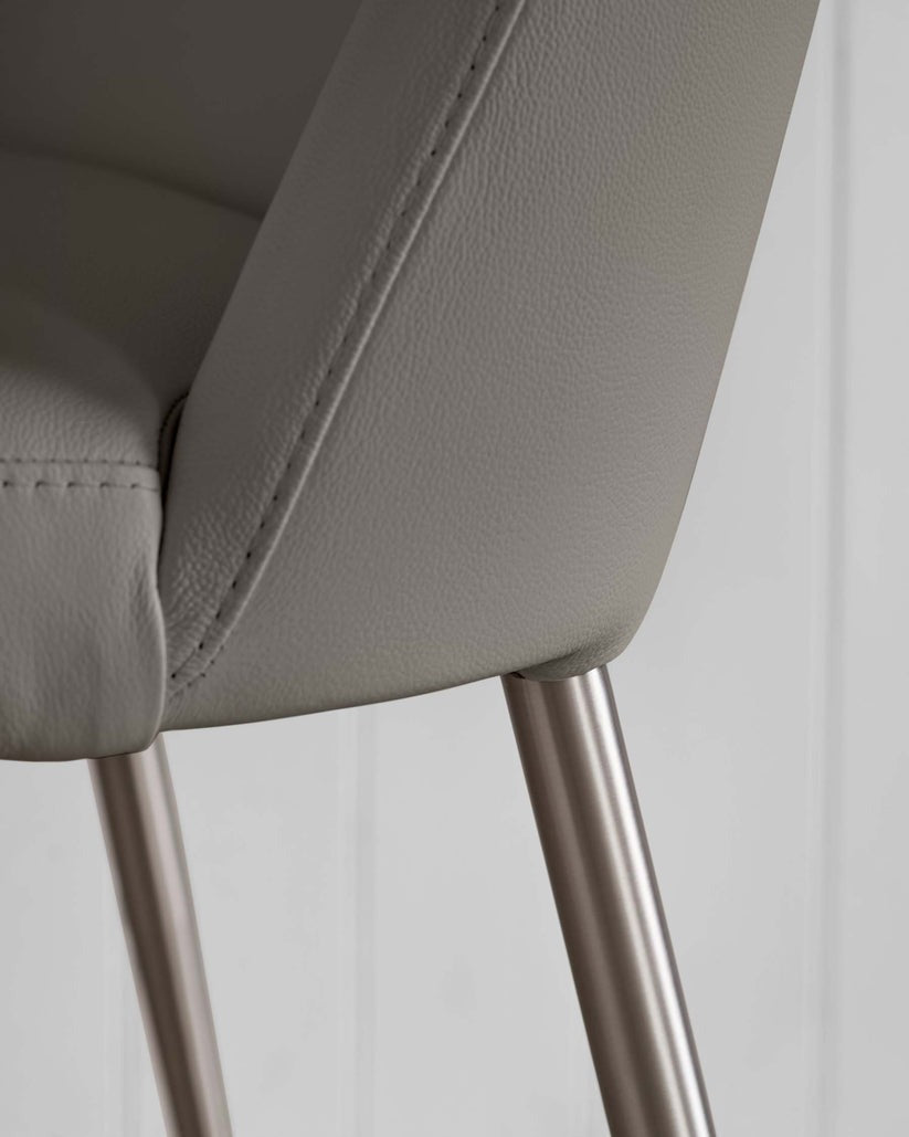 Deco Leather Dining Chair - 2 Set