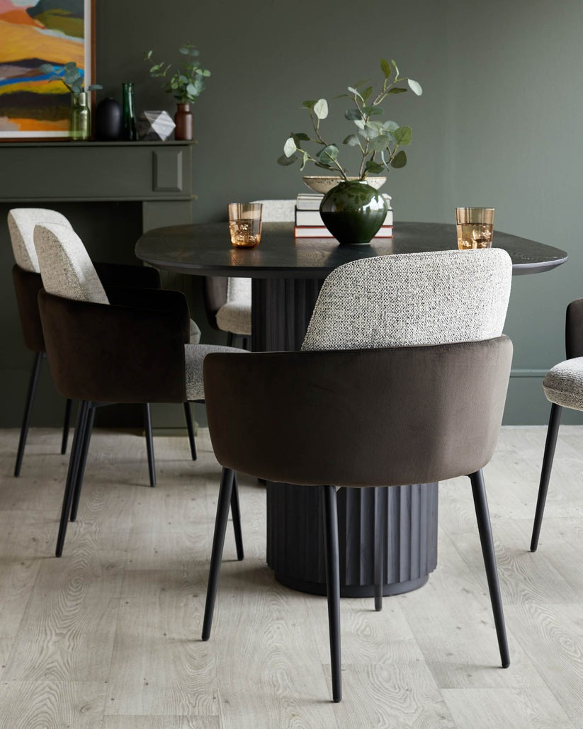 Wren Fabric Velvet Dining Chair - 2 Set