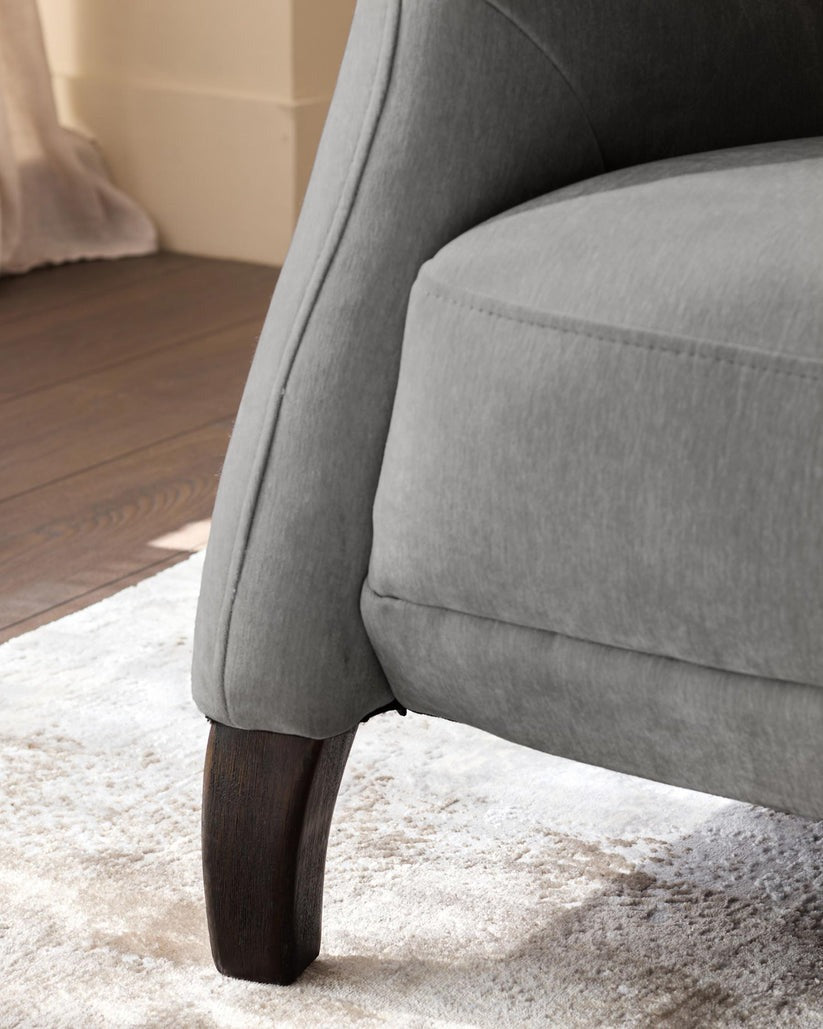 Luxe Modern Fabric Armchair