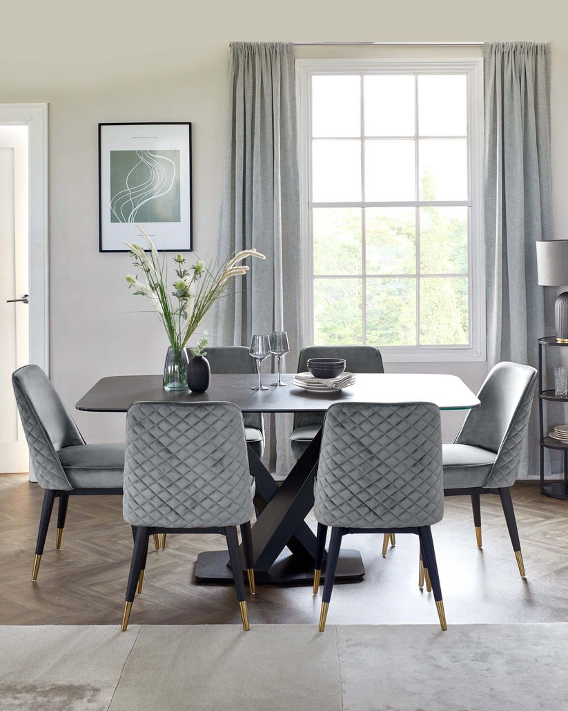 Mae Velvet Dining Chair - 2 Set