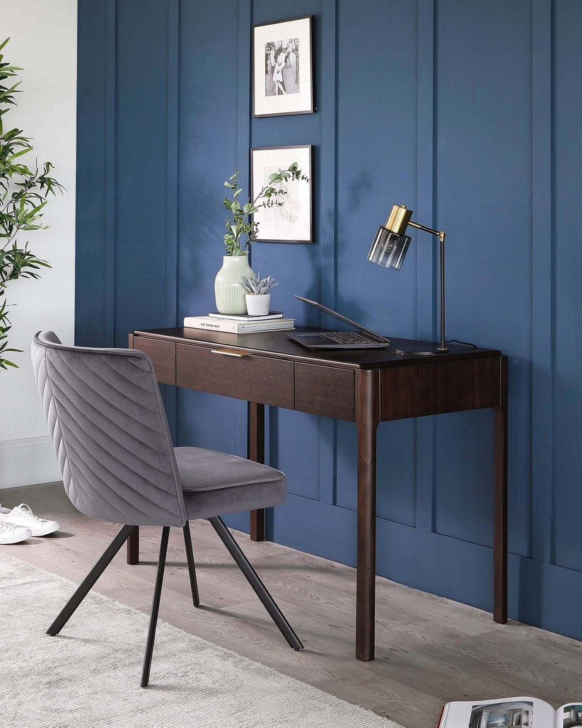 Serena Velvet Swivel Chair