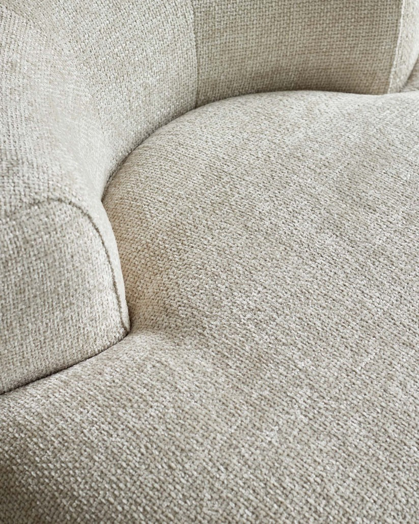 Gianna Chunky Weave Swivel Armchair
