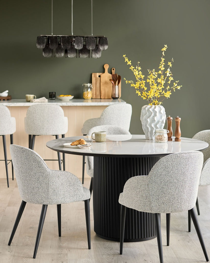 Lani Fabric Dining Chair - 2 Set