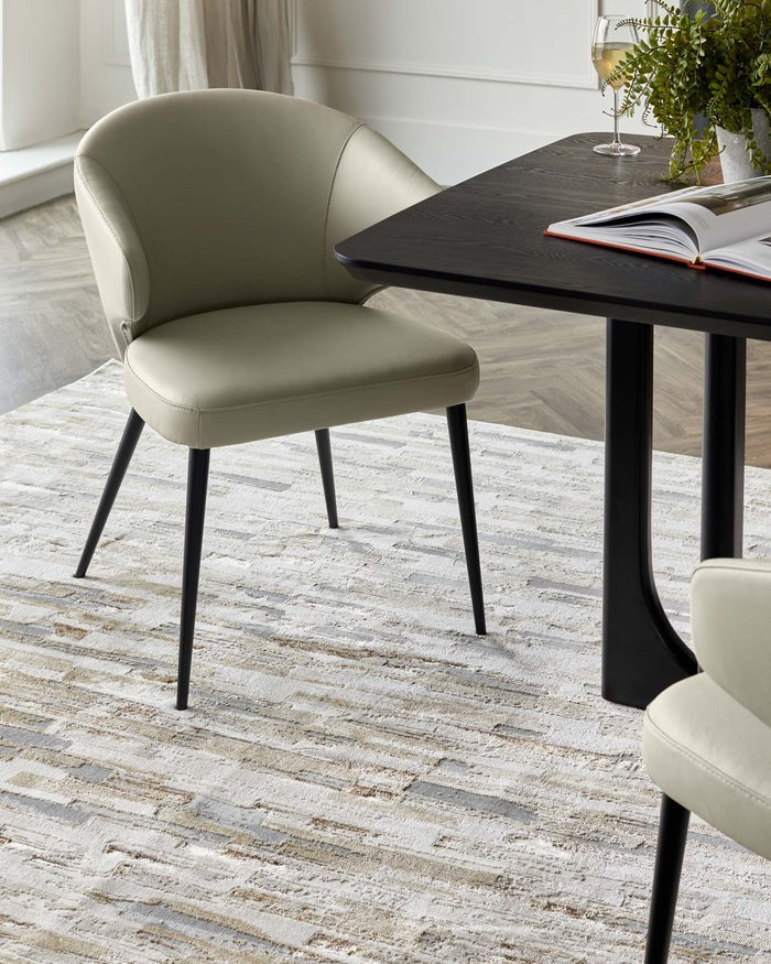 Rowan Mixed Metallics Textured Large Rug