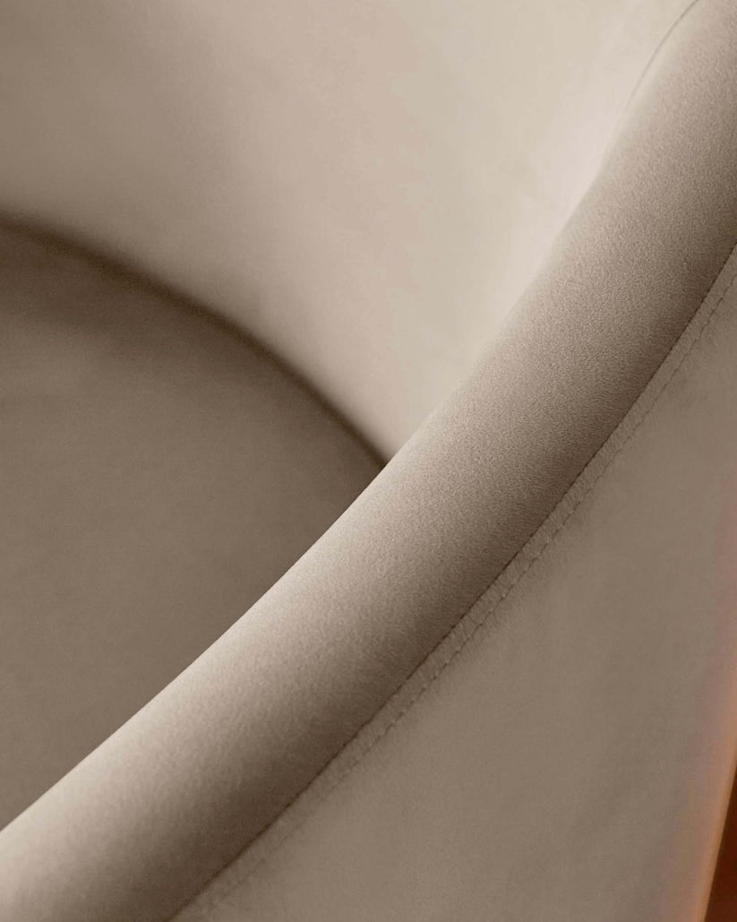 Freya Champagne Velvet Dining Chair