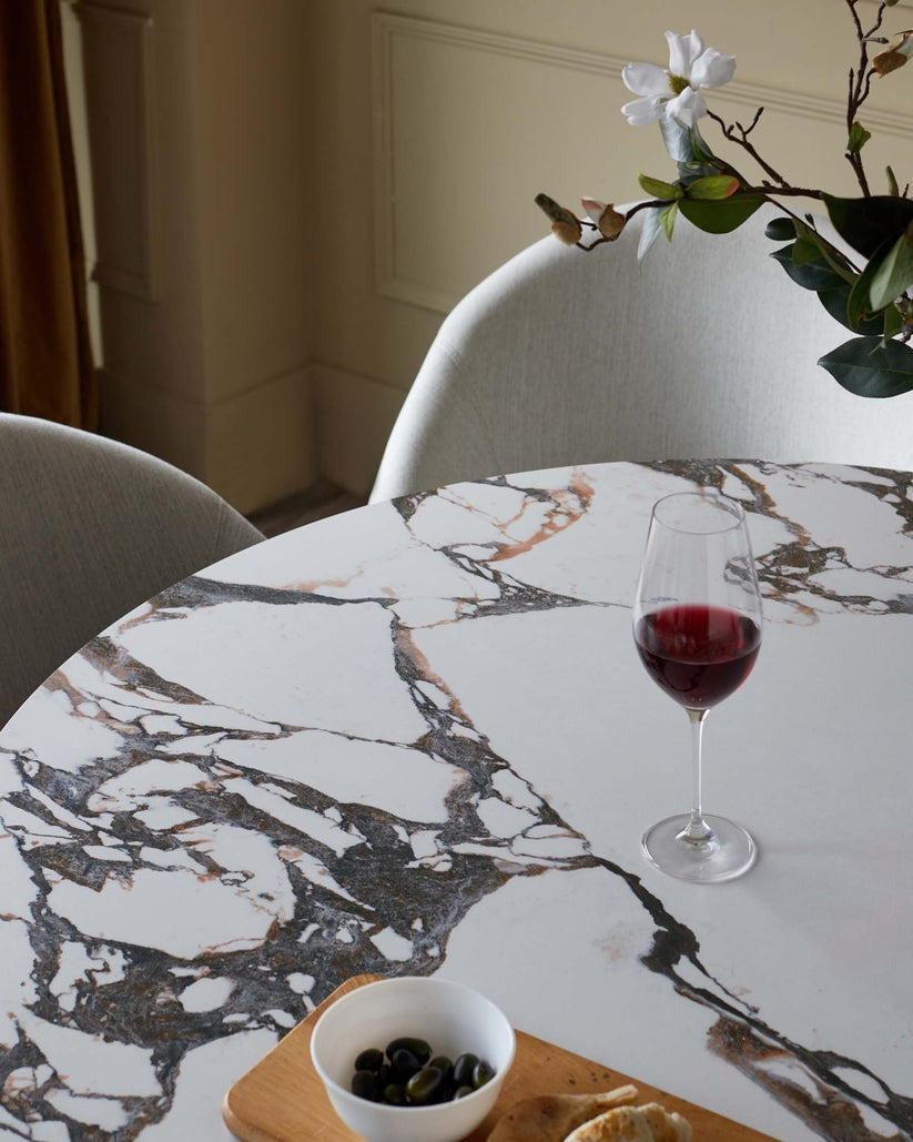 Phoebe Dual Tone Fabric Dining Chair