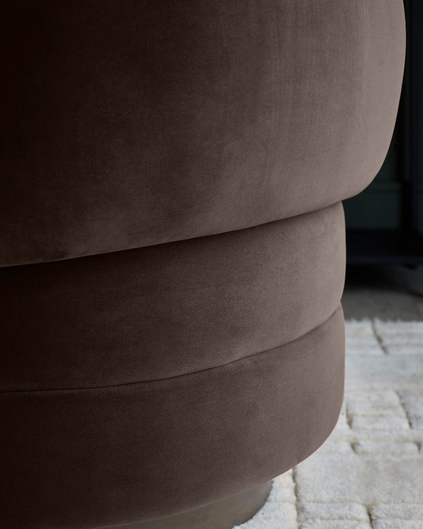Callan Velvet Swivel Accent Chair