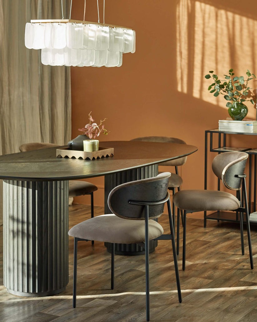 Cree Velvet Dining Chair - 2 Set