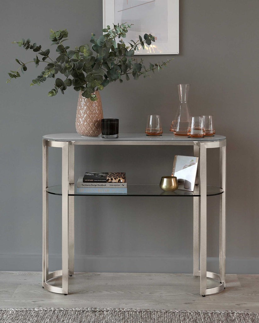 Isla White Console Table
