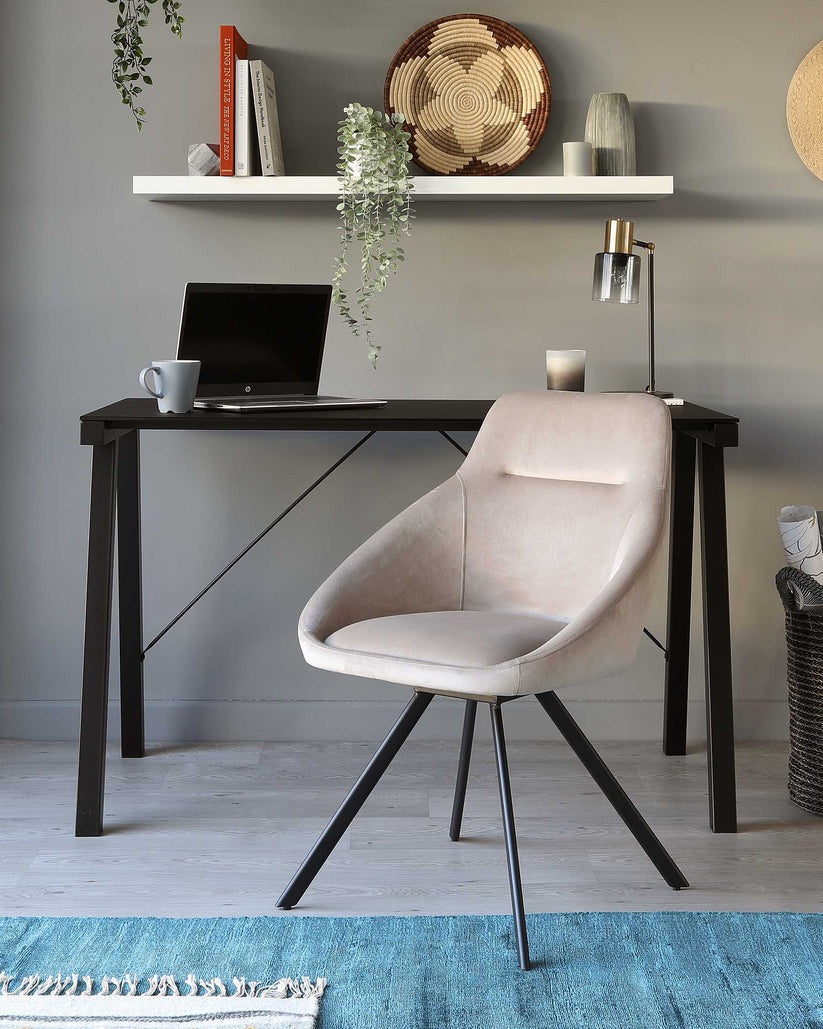 Cleo Velvet Swivel Chair