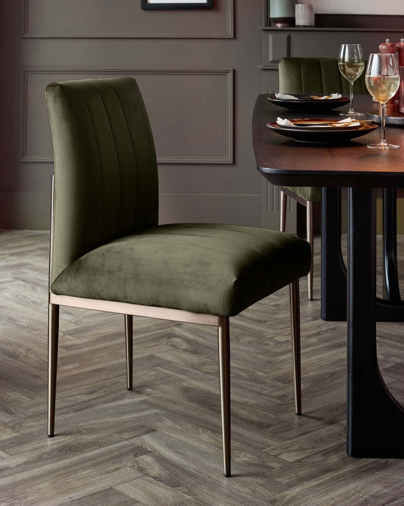 Kendra Velvet Dining Chair - 2 Set