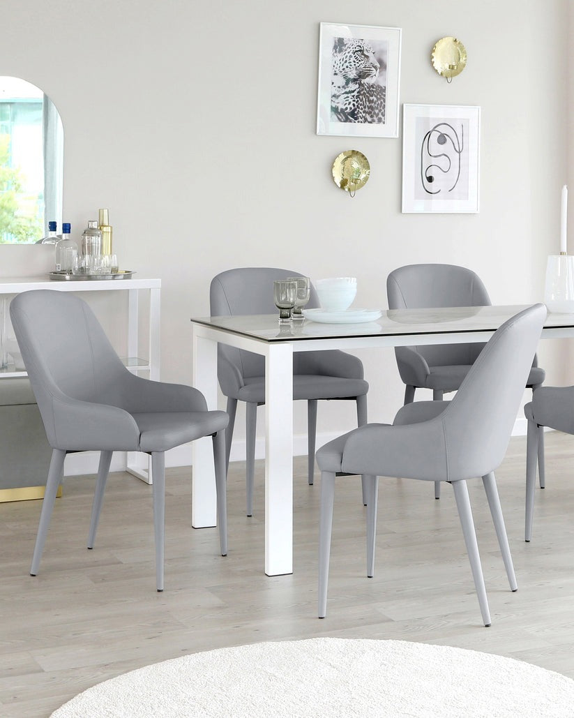 Kyro Faux Leather Dining Chair
