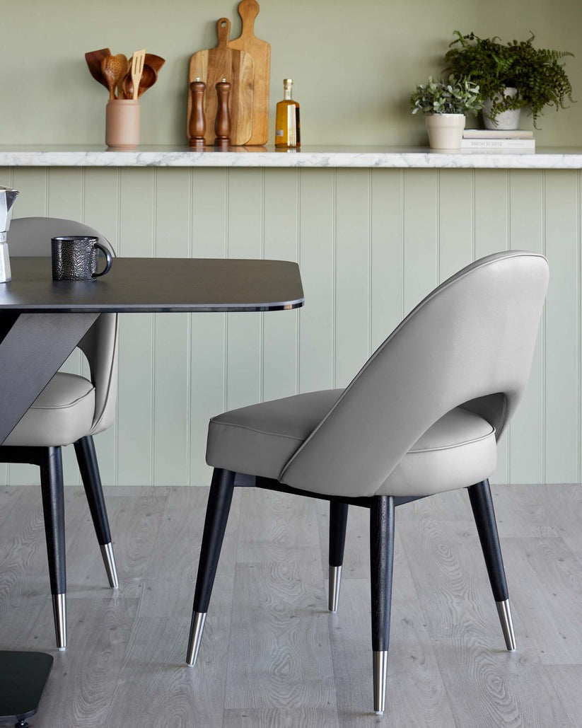 Clover Faux Leather Dining Chair - 2 Set