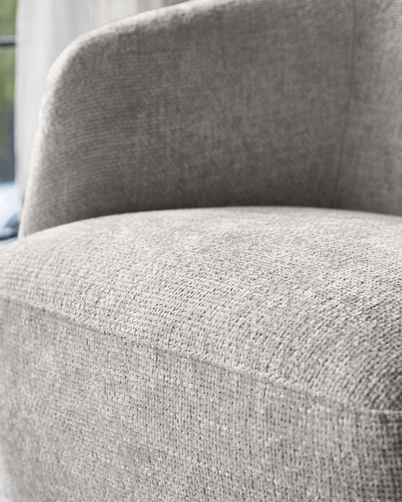 Natalia Chunky Weave Swivel Accent Chair