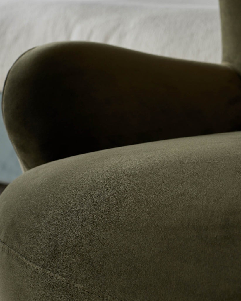 Harlan Velvet Accent Chair