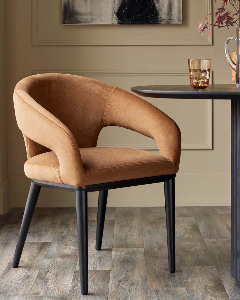 Heath Dual Tone Fabric Dining Chair - 2 Set