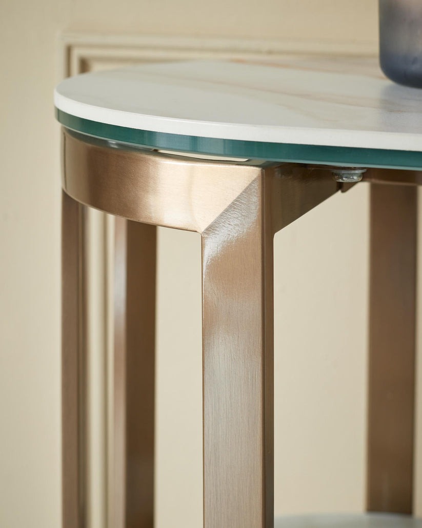 Isla Natural Ceramic Console Table