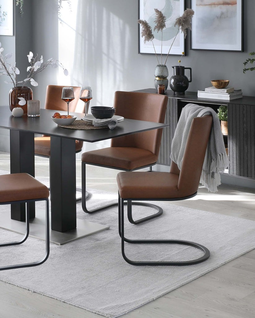 Form Faux Leather Dining Chair - 2 Set