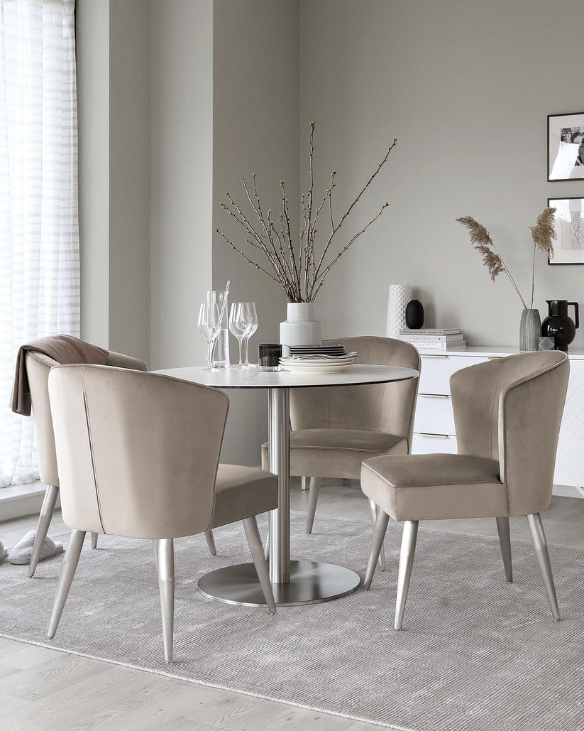 Mellow Velvet Dining Chair - 2 Set