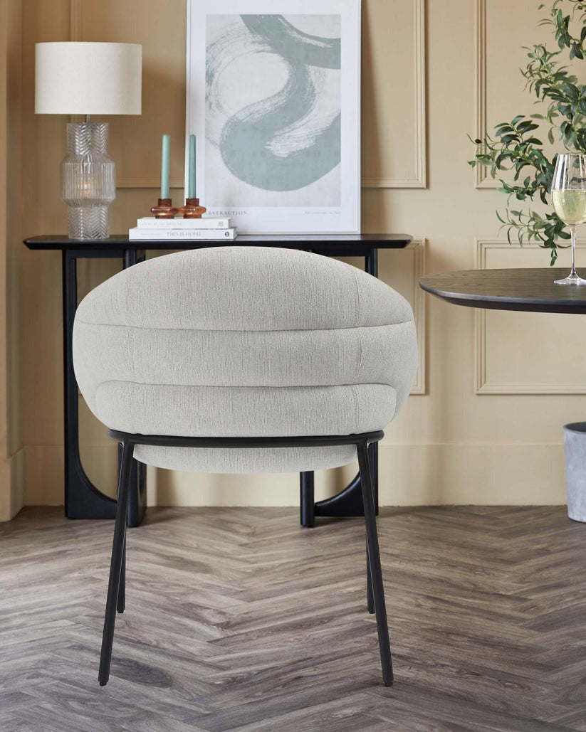 Phoebe Dual Tone Fabric Dining Chair
