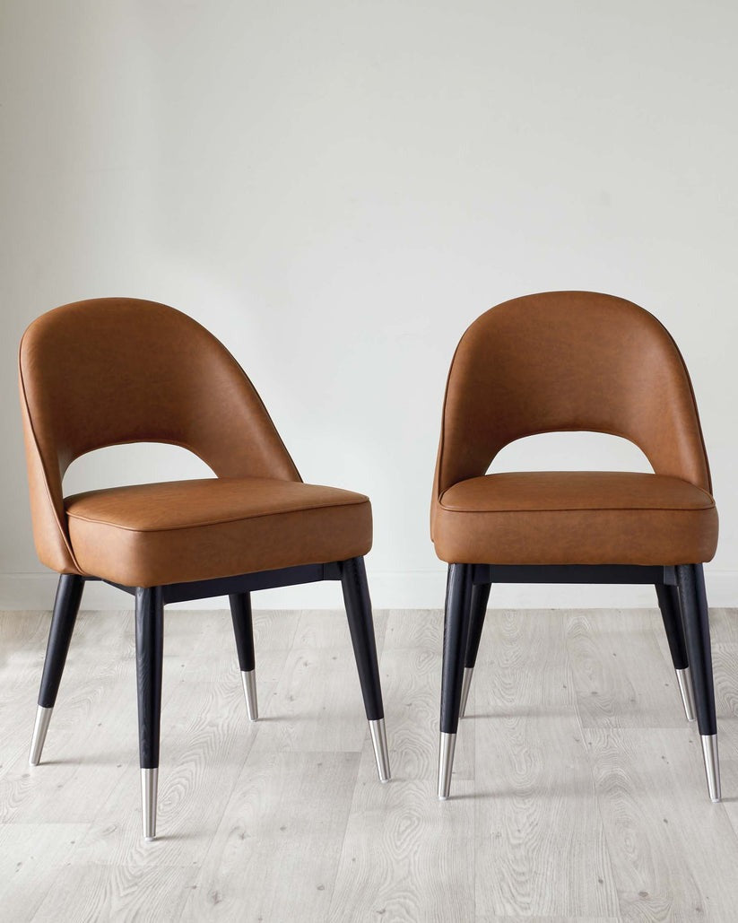 Clover Faux Leather Dining Chair - 2 Set