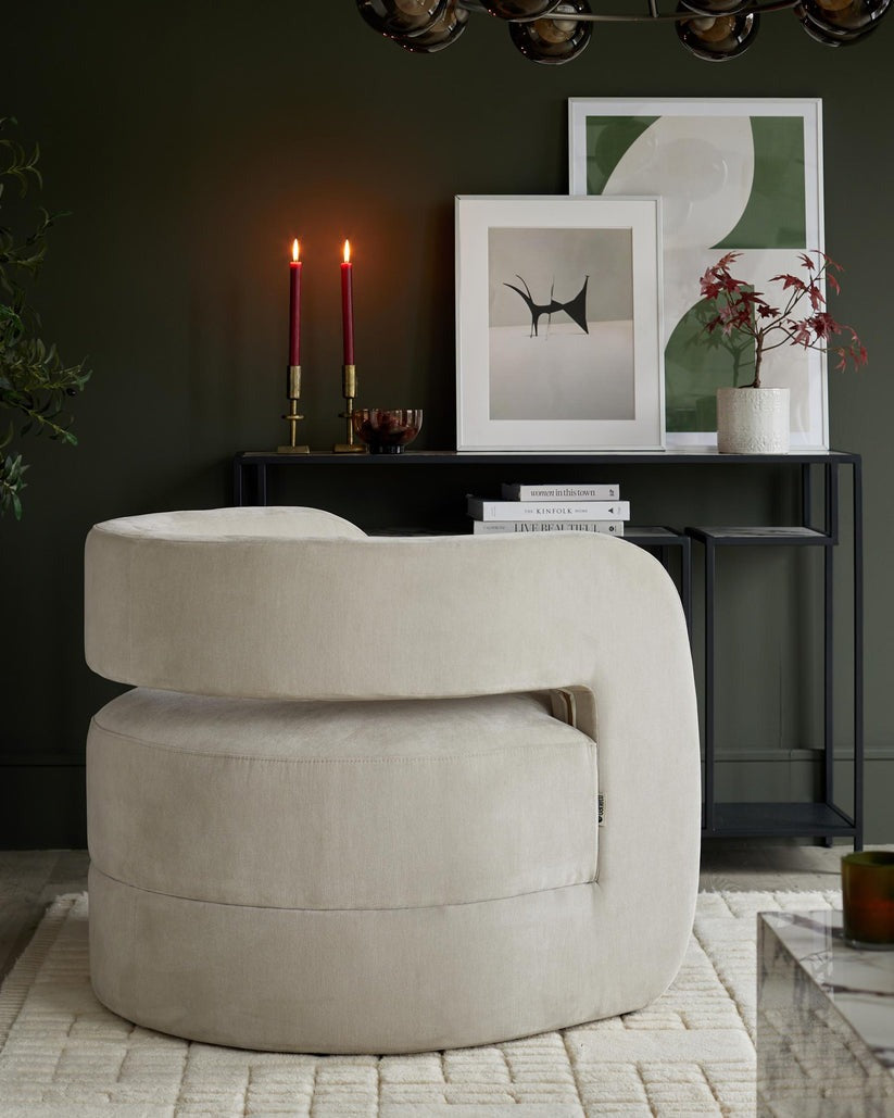 Silas Fabric Accent Chair