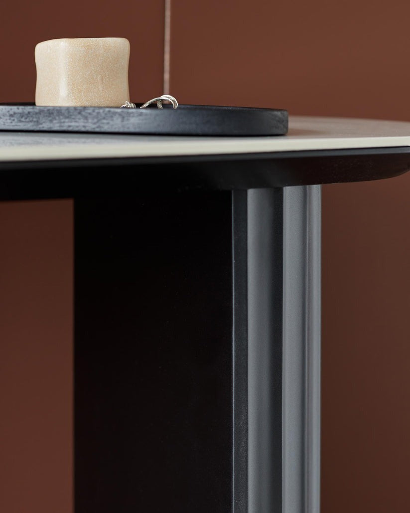 Hanne White Ceramic Console Table