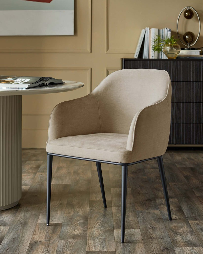 Harley Fabric Chenille Dining Chair