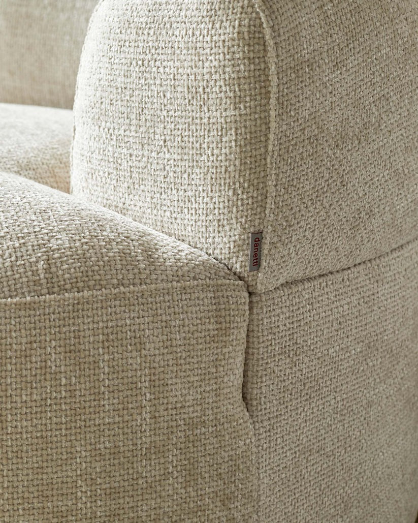 Gianna Chunky Weave Swivel Armchair