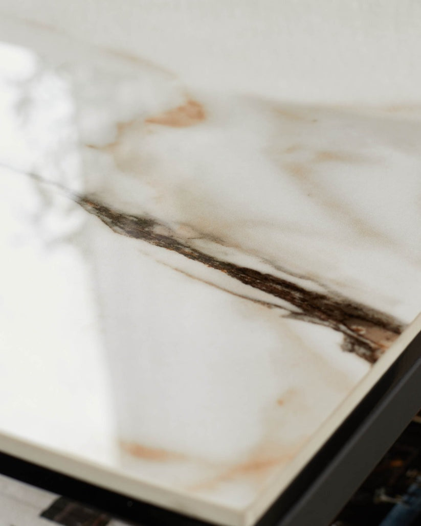Georgia Natural Ceramic Side Table