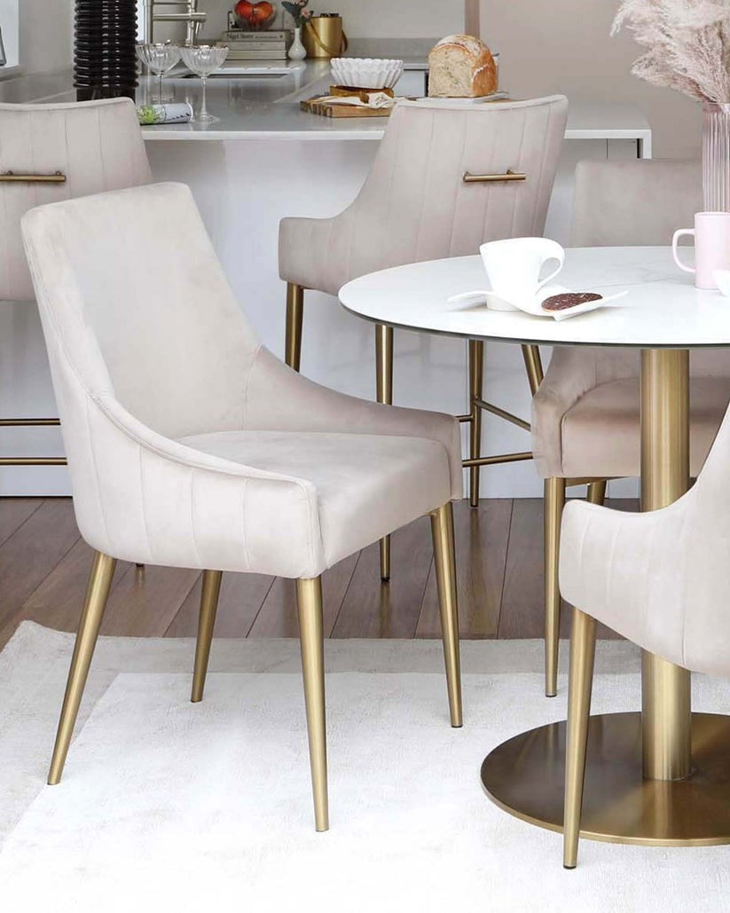 Juliana Velvet Dining Chair - 2 Set