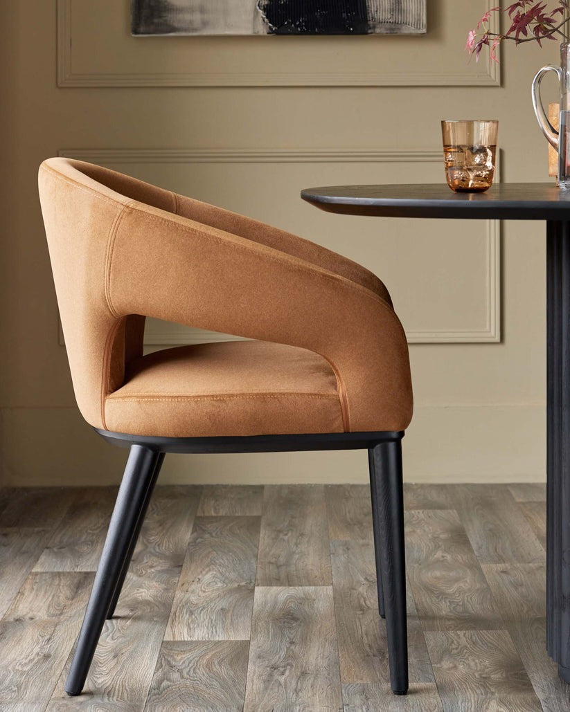 Heath Dual Tone Fabric Dining Chair - 2 Set
