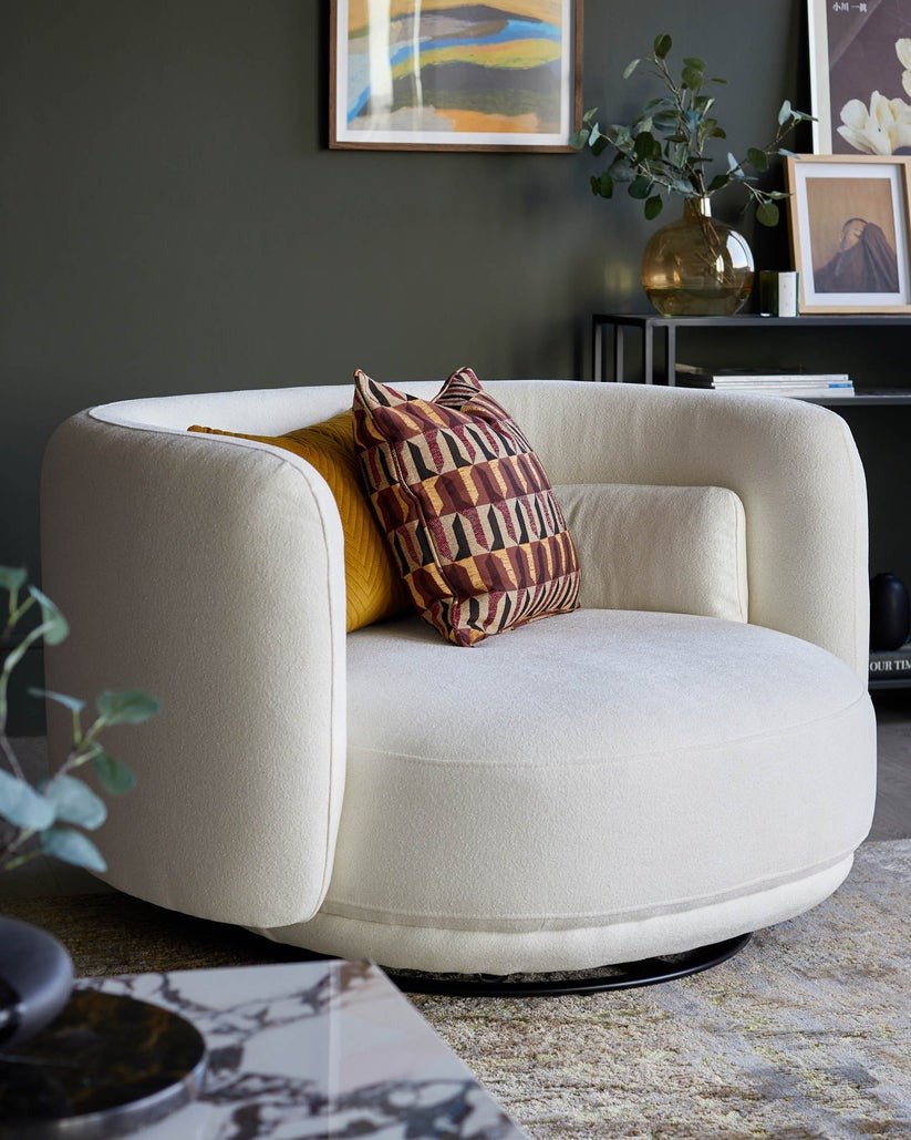 Henry Swivel Love Seat