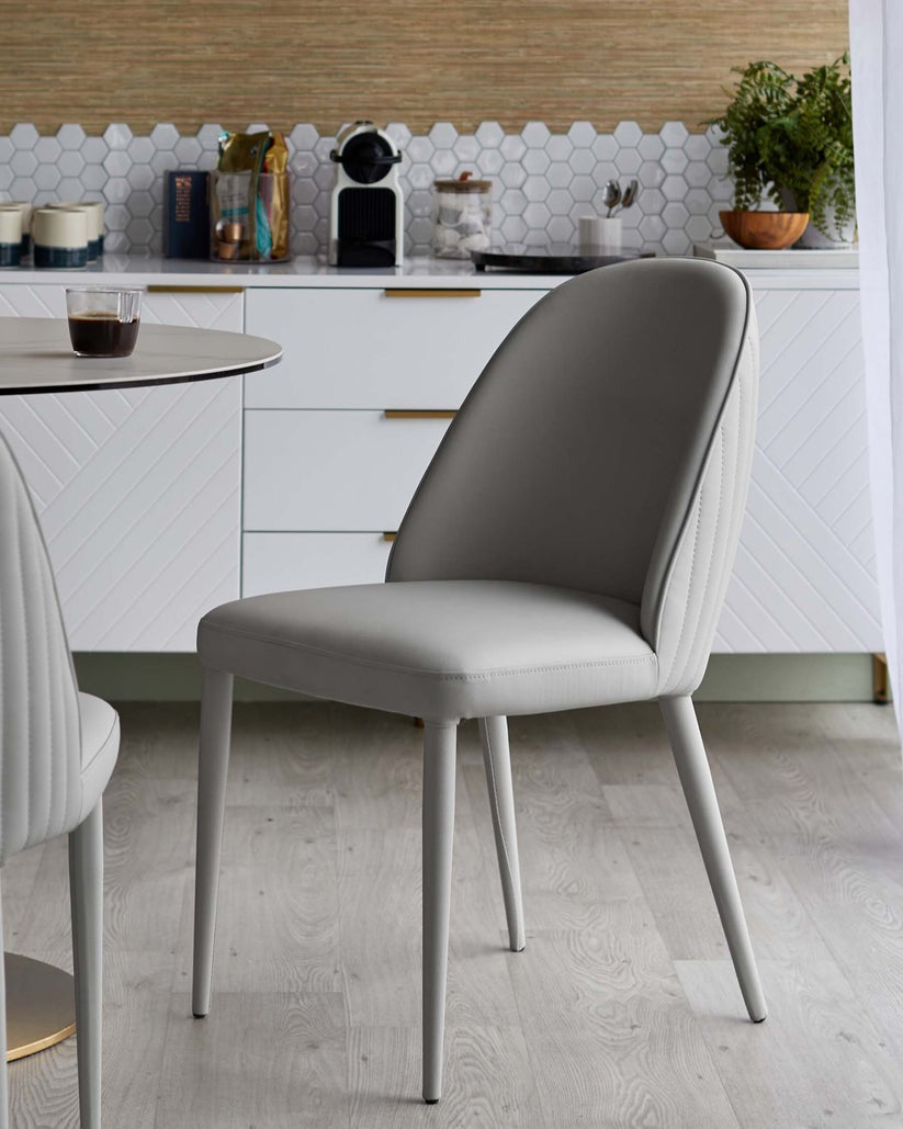 Saylor Faux Leather Dining Chair - 2 Set