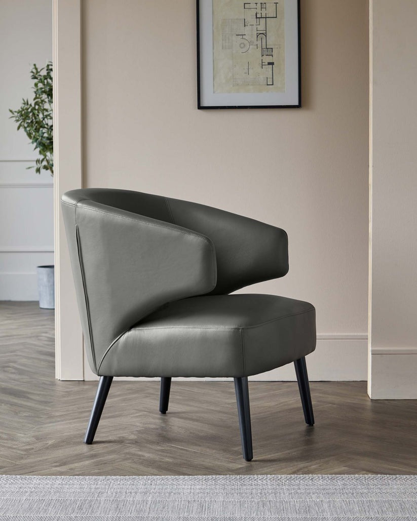 Landon Leather Accent Chair